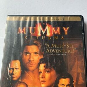 The Mummy Returns DVD 💜 - Gold and Black Edition